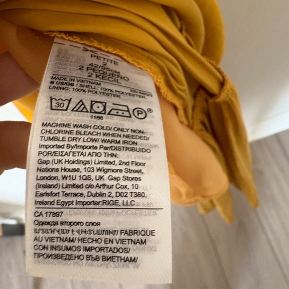 Banana Republic PETITE SATIN RUCHED MAXI DRESS - Picture 8 of 8